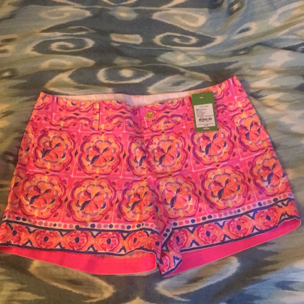 Lilly Pulitzer Callahan Short Pink Fusion